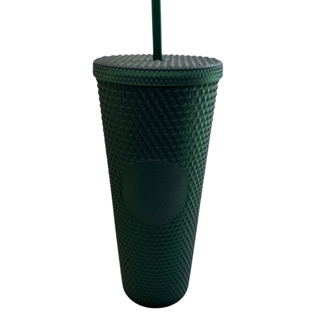 Starbucks‎ Jelly Studded Tumbler Matte Dark Green 24 oz Collectible New Studded